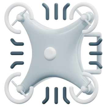 high tech 3d render icon illustration png