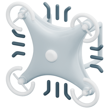 high tech 3d render icon illustration png