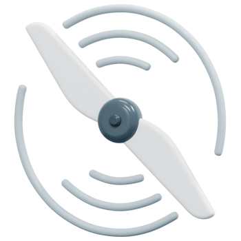 propeller 3d render icon illustration png