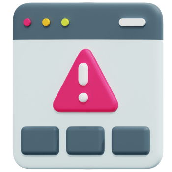 alert 3d render icon illustration png