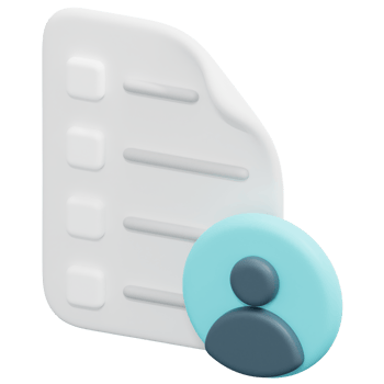 customer 3d render icon illustration png