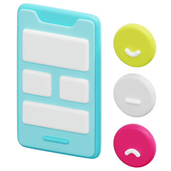 user experience 3d render icon illustration png