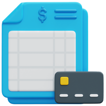 expenses 3d render icon illustration png
