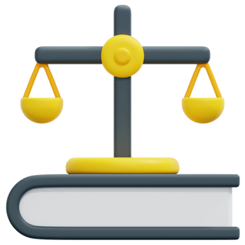 laws 3d render icon illustration png