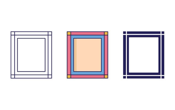 Frame vector icon