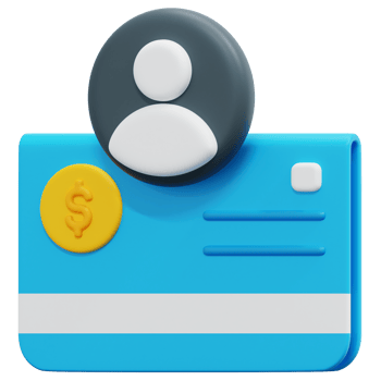 bank account 3d render icon illustration png