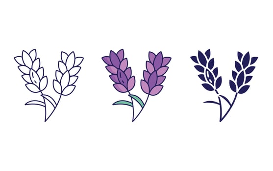 Lavender vector icon