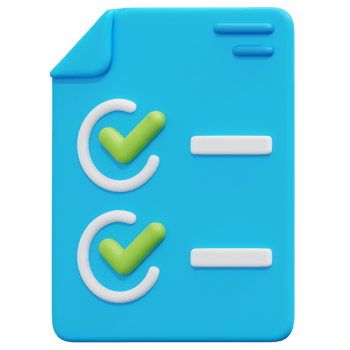 key activities 3d render icon illustration png