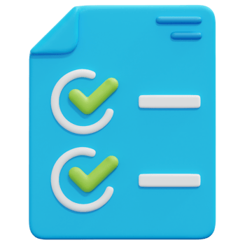 key activities 3d render icon illustration png