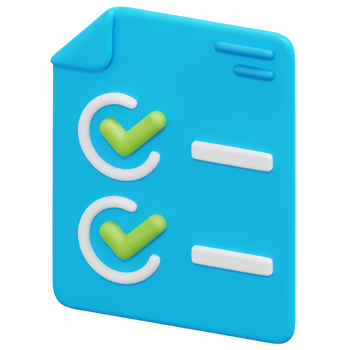 key activities 3d render icon illustration png
