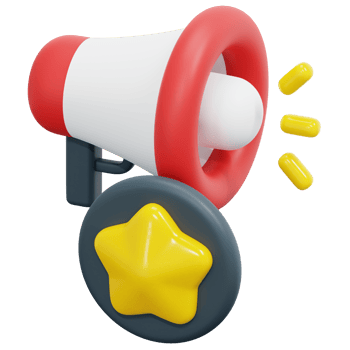 brand awareness 3d render icon illustration png