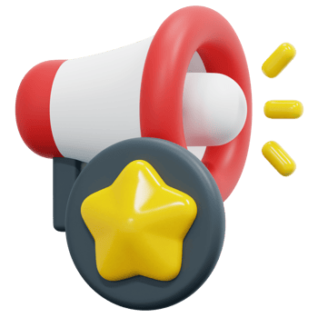 brand awareness 3d render icon illustration png