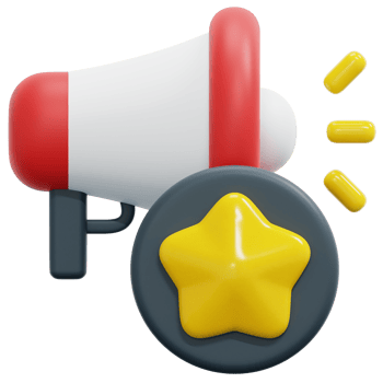 brand awareness 3d render icon illustration png