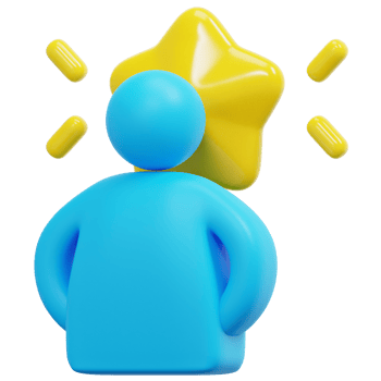 confidence 3d render icon illustration png
