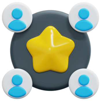 membership 3d render icon illustration png