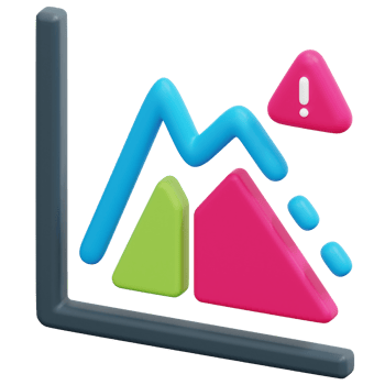 risk 3d render icon illustration png