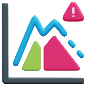 risk 3d render icon illustration png