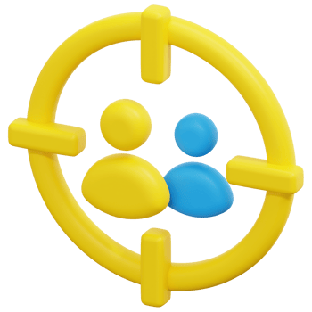 audience 3d render icon illustration png