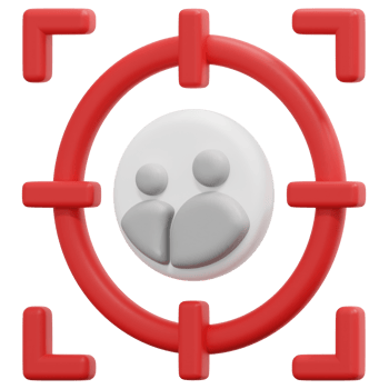 audience 3d render icon illustration png