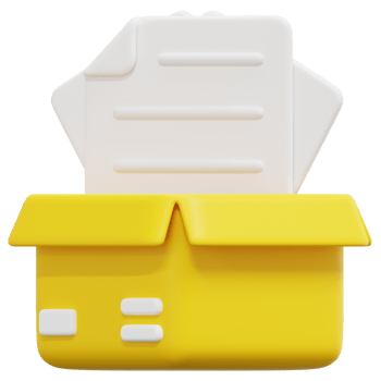 backlog 3d render icon illustration png