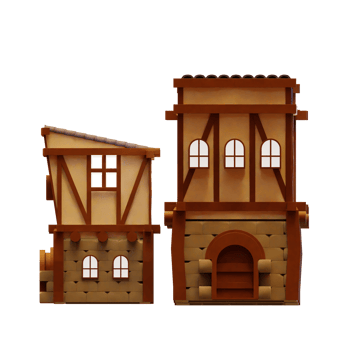 LOWPOLY 3D BUILDING png