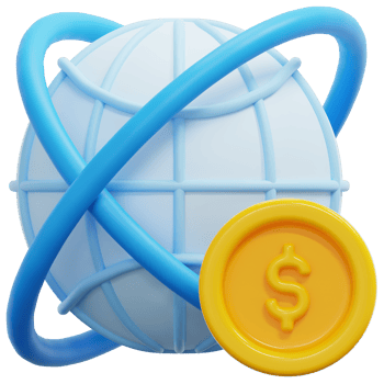 investing 3d render icon illustration png