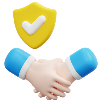 trust 3d render icon illustration png
