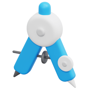 compass 3d render icon illustration png