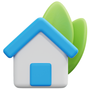 sustainable 3d render icon illustration png