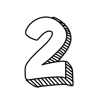 number two PNG file