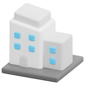 office 3d render icon illustration png
