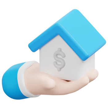 real estate 3d render icon illustration png