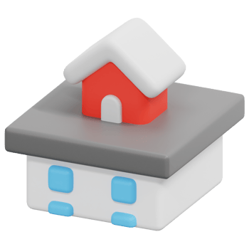 penthouse 3d render icon illustration png