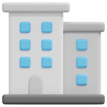 apartment 3d render icon illustration png