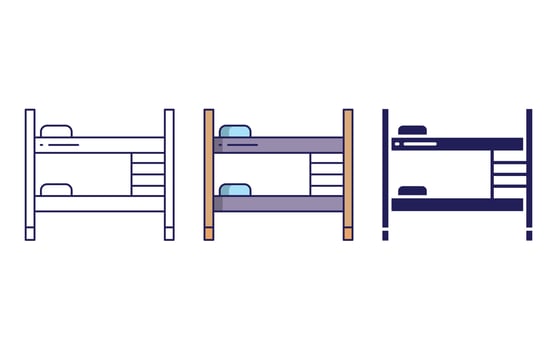 Bunk Bed vector icon