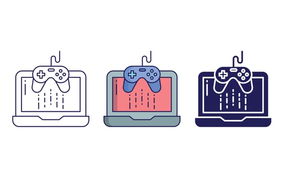 Loptop vector icon
