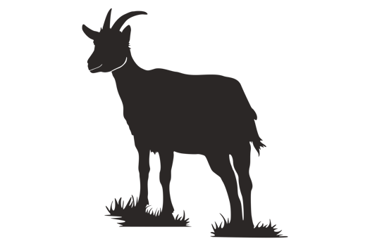 Animal - Goat Silhouette png
