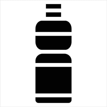 bottle plastic icon for download vector