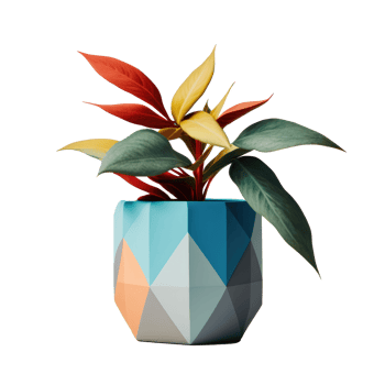 Home Plant in Pot cutout png