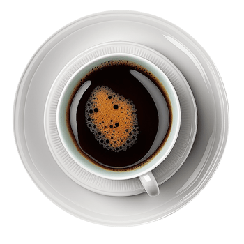 Cup of espresso coffee png