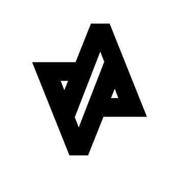 N, S, NIS, NI initial geometric company logo and vector icon