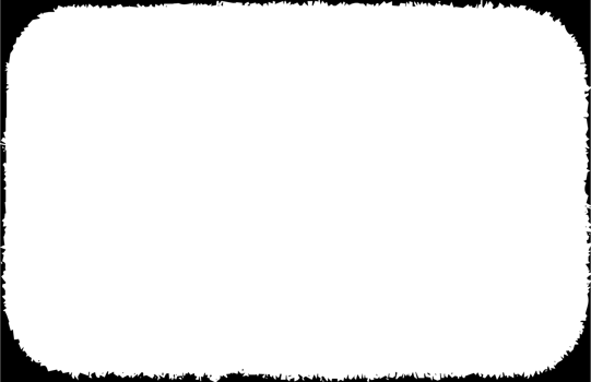 Grunge border texture background. Abstract frame overlay. PNG graphic illustration with transparent background.