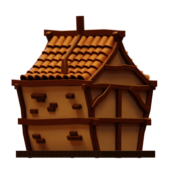 LOWPOLY 3D HOUSE png
