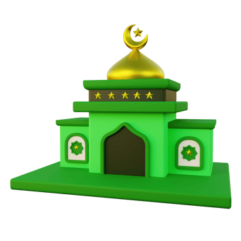 3d Illustration of Muslim Mosque png