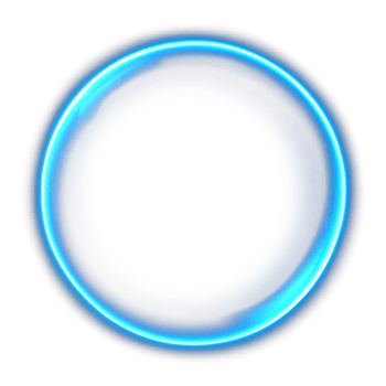 glow blue light effect png
