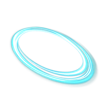 glow blue light effect png