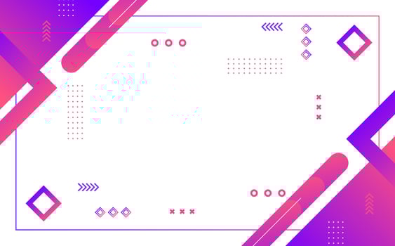 Abstract Geometric Modern Background Memphis Style, gradient ,pink and purple vector