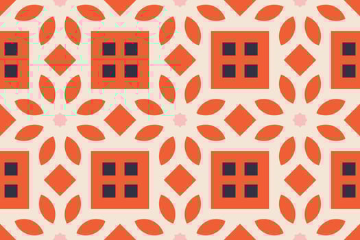 Retro Vintage Antique Abstract Wallpaper Background Seamless Endless Pattern vector