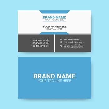 Corporate Business Card Design vector