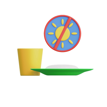 3d rendering fasting to hold hunger and thirst ramadan icon png